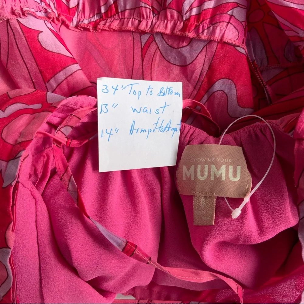 Show Me Your MuMu Pink Floral Kids Dress - Picture 3 of 9